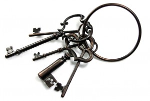 Ring with old keys